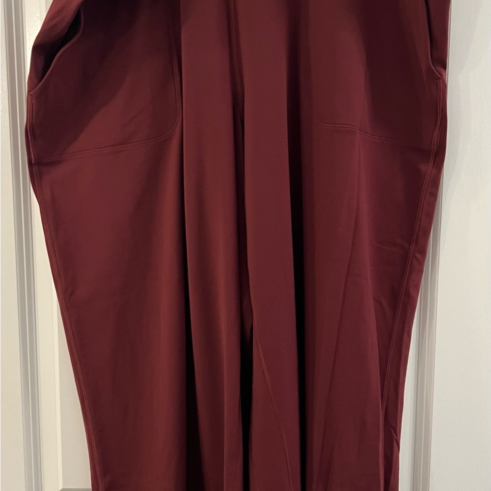 Lululemon Athletica Rust Wide Leg Crop Pants